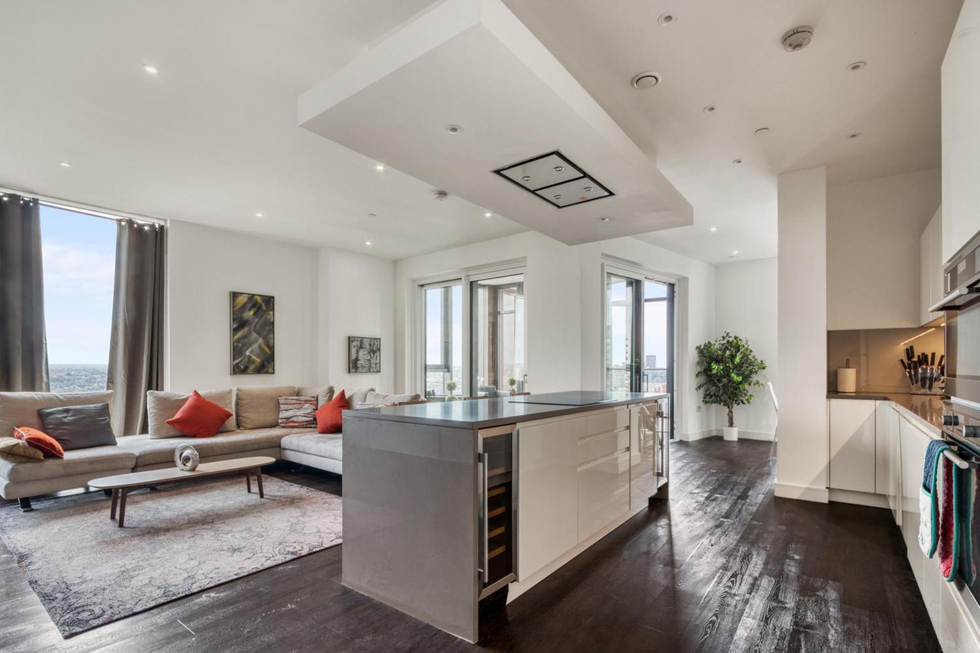 Stunning 360º View Luxurious Penthouse Lägenhet London Exteriör bild